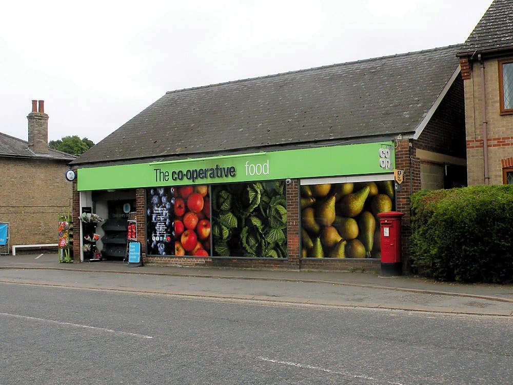 A Co-operative Food convenience store in the village of Fordham, England